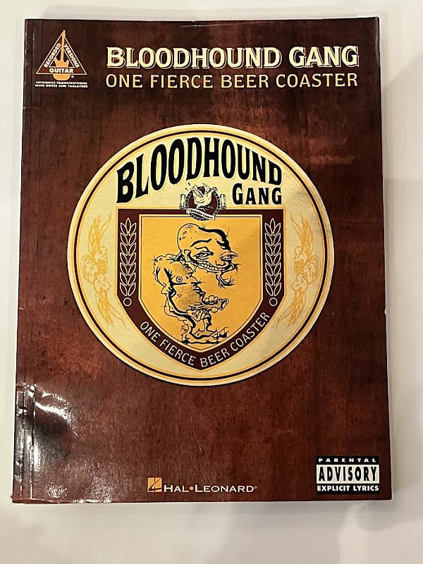 Bloodhound Gang One Fierce Beer Coaster Guitar Tab Book | Reverb