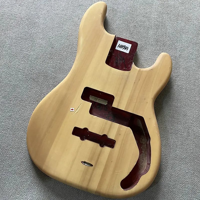 Solid Basswood 4 String P Precision Bass Style Body Reverb UK