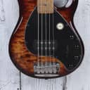 Sterling Music Man StingRay5 Ray35QM 5 String Electric Bass Guitar with Gig Bag