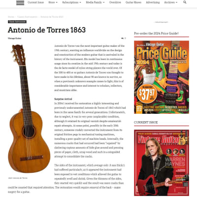 Manuel de Soto Y Solares 1872 classical guitar- You can't get closer to an original Antonio de Torres without having to break the bank first image 13