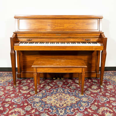 Baldwin Acrosonic Upright Piano | Satin Walnut | SN: 376303 | Used image 2