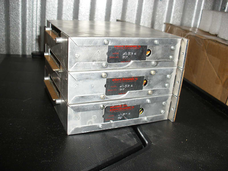 Quad Eight 312 vintage EQ module pair, (3 band api style