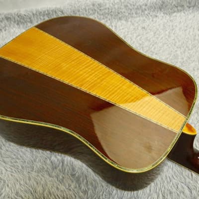 Vintage 1970's made Japan vintage Acoustic Guitar Westone W-40 Jacaranda body Made in Japan image 10