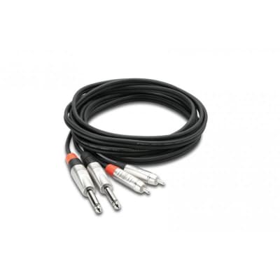 Pro Dual Cable 1/4" Ts   Rca 3 Ft *Make An Offer!* image 1