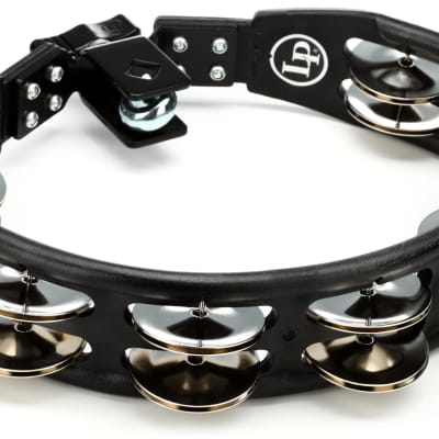 Latin Percussion LP160 Cyclops Mountable Tambourine  Bundle with Latin Percussion LP204AN Black Beauty Cowbell image 3