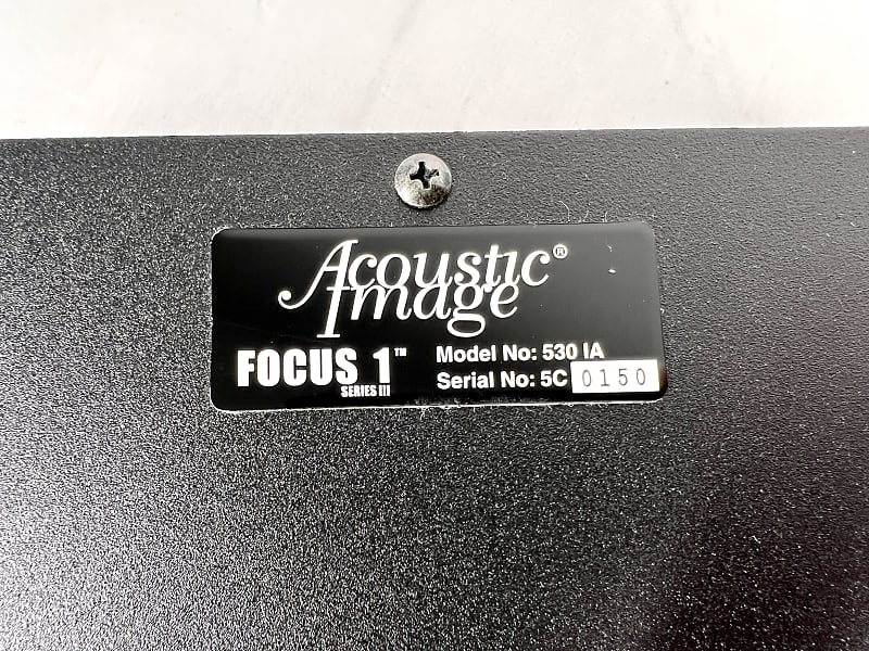 Acoustic Image Focus 1 Series III Bass Amplifier | Reverb