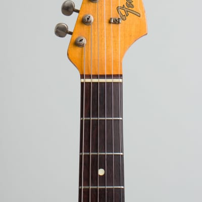 Fender Stratocaster Solid Body Electric Guitar (1965), ser. #L77176, vintage road case. image 5