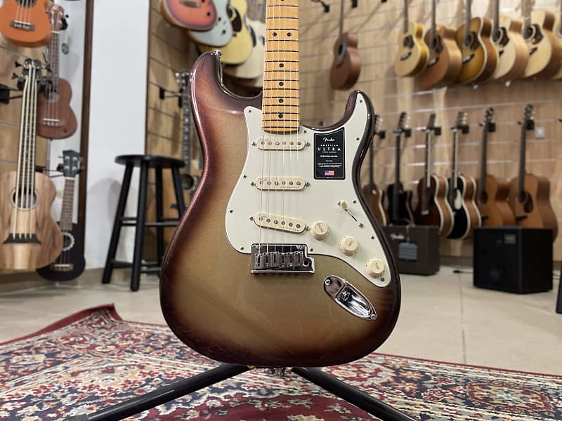 Fender stratocaster ultra on sale mocha burst