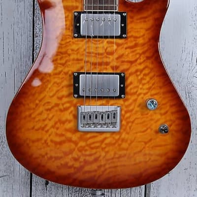 Sozo Z7 Electric Guitar Quilt Maple Top Honeyburst with Hardshell Case Z7HBQV2 for sale