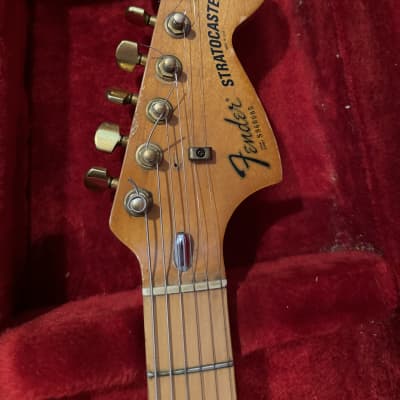 Fender Stratocaster Hardtail with Maple Fretboard 1978 - 1981 - Black image 4