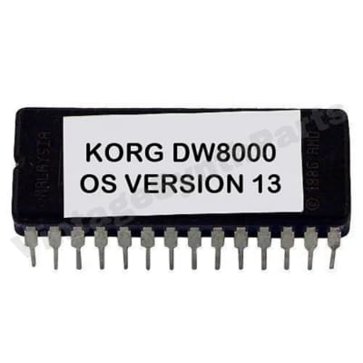 Korg DW-8000 Version 13 firmware latest OS update upgrade EPROM - DW8000 Rom