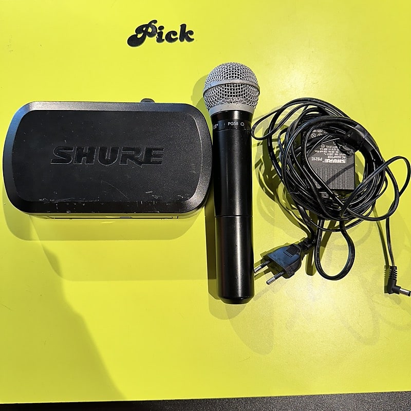 Shure PG58 + Ricevitore PG4 Microfono cardioide wireless | Reverb