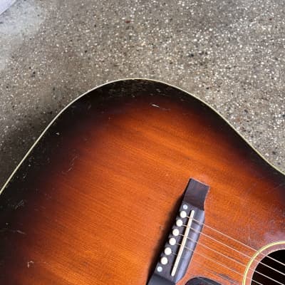 Gibson J-45 1950 Vintage Acoustic Guitar - Sunburst image 5