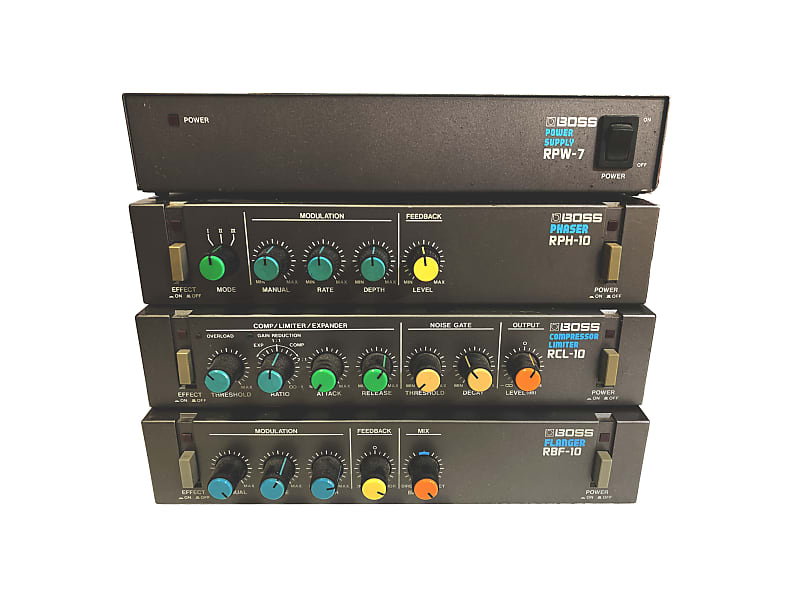 ギター BOSS RFB-10 MICRO RACK SERIES BOSS Micro Rack Series w/Rack Case Complete Set Operation