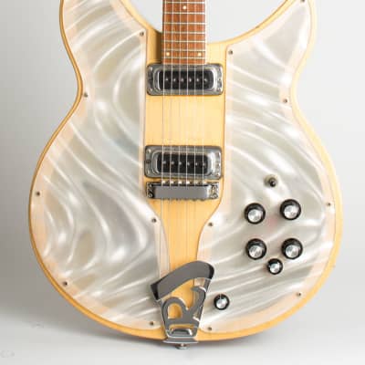 Rickenbacker  Model 331 Lightshow Semi-Hollow Body Electric Guitar (1971), ser. #KJ-609, period silver Tolex hard shell case. image 3