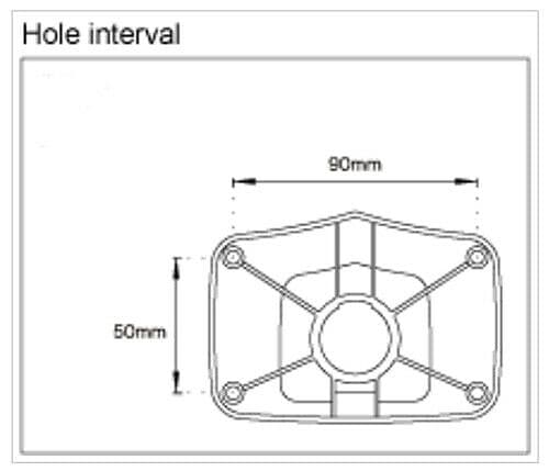 Bass drum clearance blanking plate