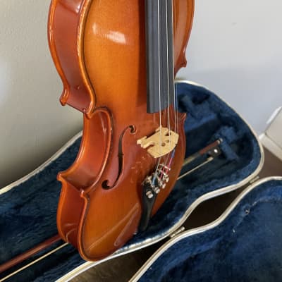2006 glaesel shop antonius stradivarius 1713 4/4 full size violin outfit - made in west germany image 4