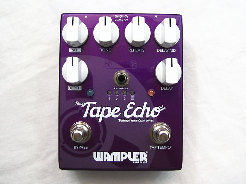Used Wampler Faux Tape Echo V2 Delay Guitar Effects Pedal image 1