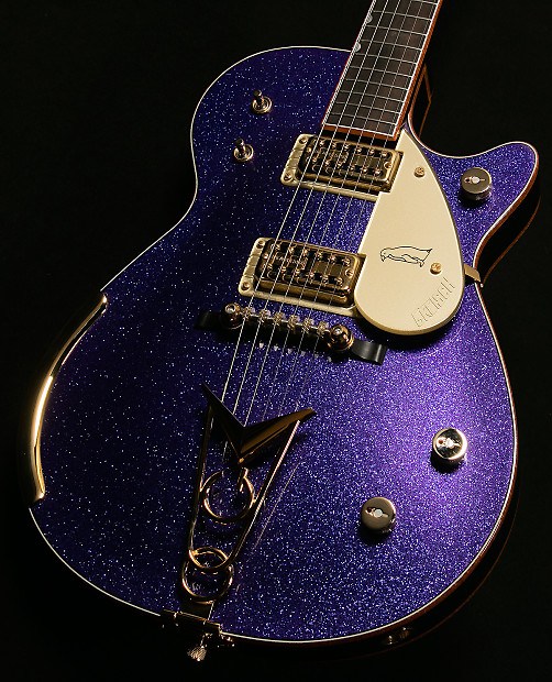 Purple store gretsch guitar