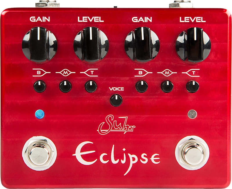 Suhr Eclipse Dual Channel Overdrive Distortion Pedal Bundle w/ 2