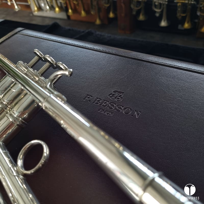 Close to new ! Besson Paris MEHA by Kanstul trumpet case mouthpiece  gamonbrass | Reverb