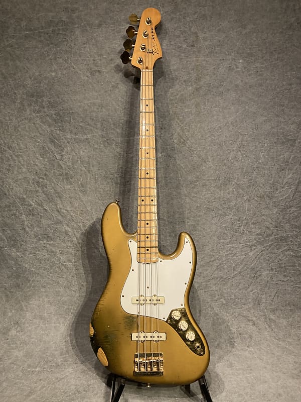 obje ジャズベース Fender Collector's Series Gold Jazz Bass 1981 - 1983