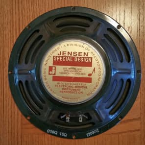 Jensen C10Q Vintage Ceramic 10" 40-Watt 16ohm Guitar Speaker