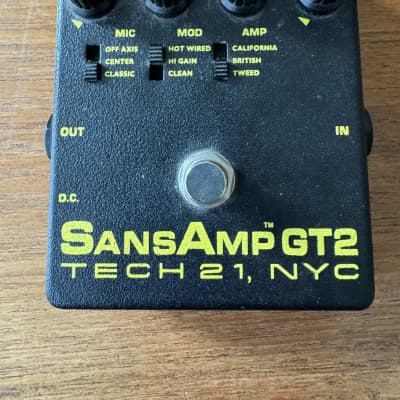 Tech 21 SansAmp GT2 Tube Amp Emulation Pedal