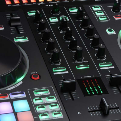 Roland DJ-505 2-Channel Quad Deck Serato DJ Controller w Built In Drum Effects image 7