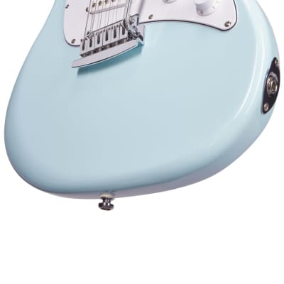 Sterling by Music Man Cutlass SSS in Daphne Blue Electric Guitar for sale