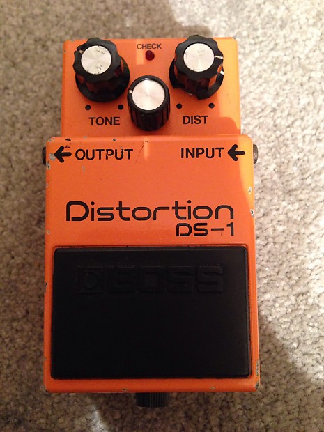 Boss DS-1 Distortion 1981 Long Dash MIJ Orange | Reverb