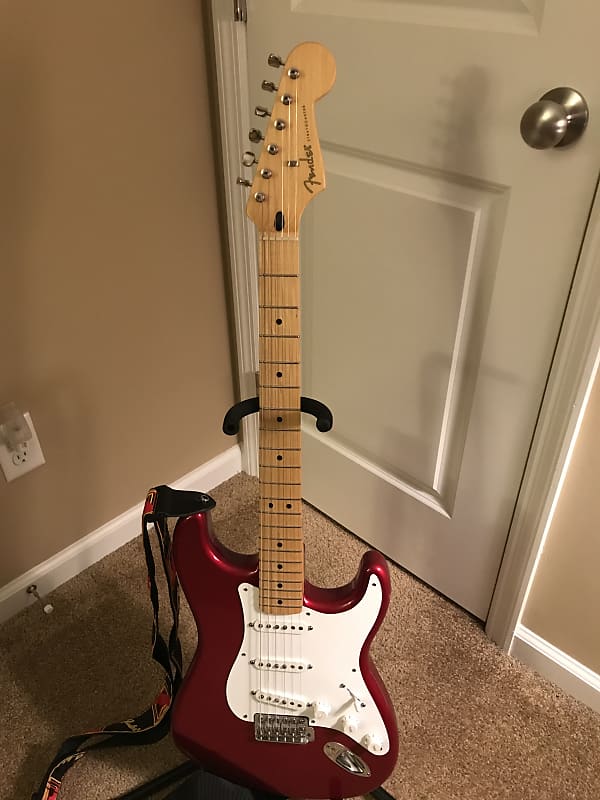 RARE Fender Jimmie Vaughan Stratocaster - Candy Apple Red image 1