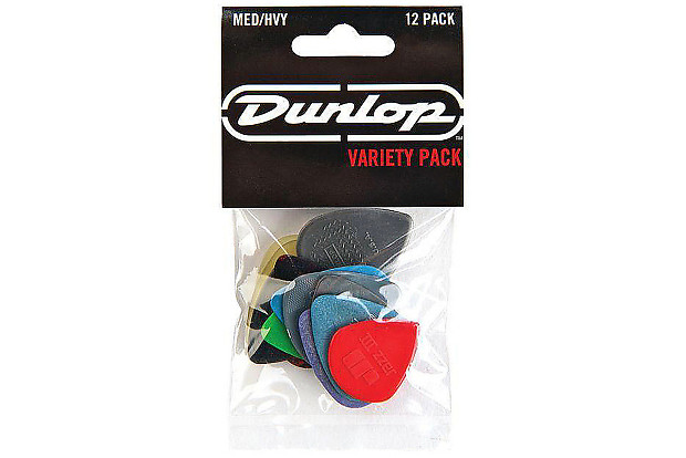 Dunlop PVP102 12 Guitar Pick Variety Pack - Medium/Heavy image 1