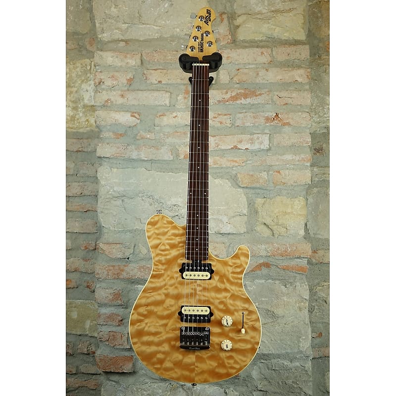 MUSIC MAN Axis Super Sport HH Hardtail - 2006 - 5A Quilt Maple Top in Natural Gloss image 1