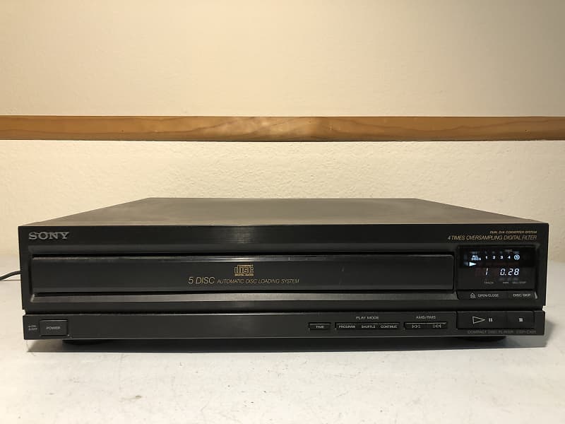 Sony CDP-C401 CD Changer 5 Compact Disc Player HiFi Stereo | Reverb