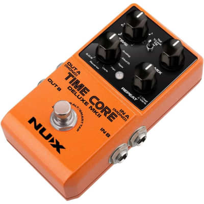 NUX Time Core Deluxe mkII Pedal with 7 Different Delays, Phrase Looper, and Tap Tempo image 2