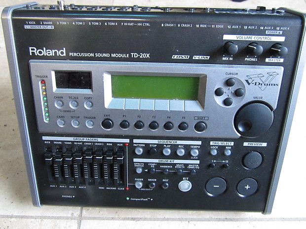 Roland TD-20X V-Drum Percussion Sound Module image 1