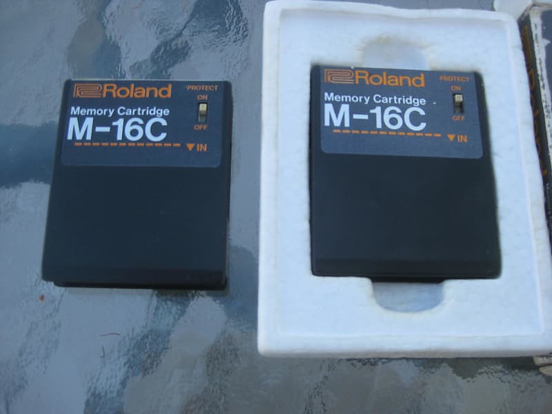 Two Roland M-16C Memory Cartridge for GR-700,  JX-3P, JX-8P, JX-10 image 1