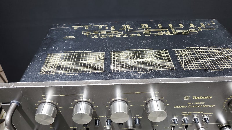 Technics Stereo Control Center SU-9200 and Stereo Amplifier