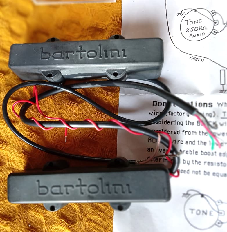 Bartolini Rare 9E Active Jazz Bass Pickups 1990s Reverb