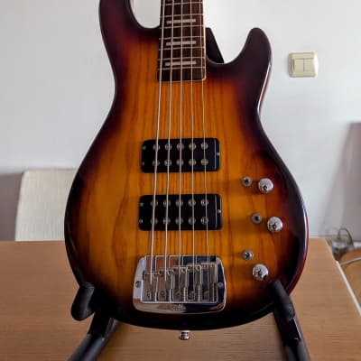 G&L Tribute Series L-2500 5-String Bass with Rosewood Fretboard 2010s - Tobacco Sunburst image 1