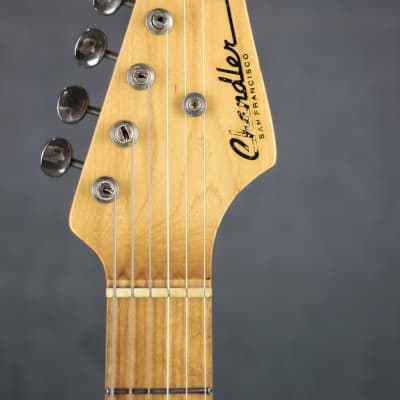 Chandler San Francisco Stratocaster Reissue 57 1999 2 tone sunburst image 4