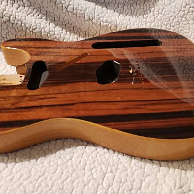 My Last USA made ,bound custom body, covered in Rosewood ( Top & back ) Made for a Tele neck. image 3