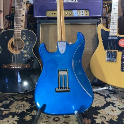 Squier by Fender ST-55 JV Stratocaster MIJ Vintage RARE c. 1983 - Metallic Blue image 5