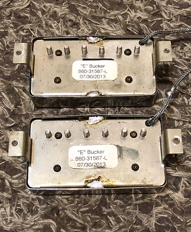 Gibson Custom Shop E bucker Humbucker pickups SET 2013 Wildwood/Japan  limited only Nickel RARE