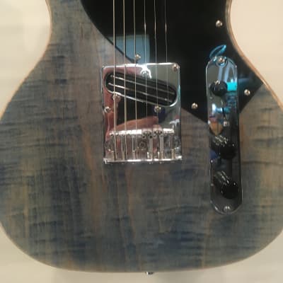 Bluescaster Double Bender B/G Guitar 2019 Blue Stain/Shou-sugi-ban  finish:  McGill Custom Guitars image 5