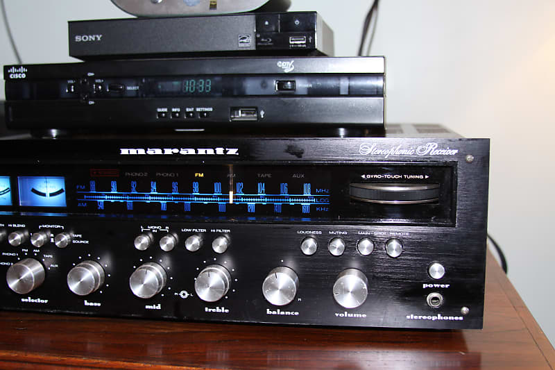 Marantz 2270 Stereo Receiver 1976 - New Black Faceplate  			