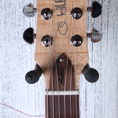 CMG Guitars USA Ashlee Electric Guitar Bubba Blue Stripey with Gig Bag image 11