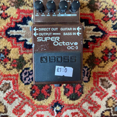 Boss OC-3 Super Octave (Dark Gray Label) 2003 - Present - Brown for sale