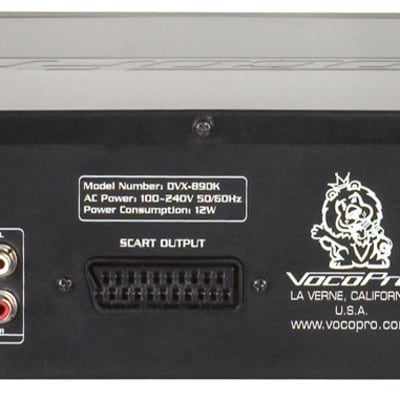 VocoPro DVX-890K Multi-Format Digital Key Control DVD/DivX Karaoke Player with USB, SD, and HDMI 201 image 2